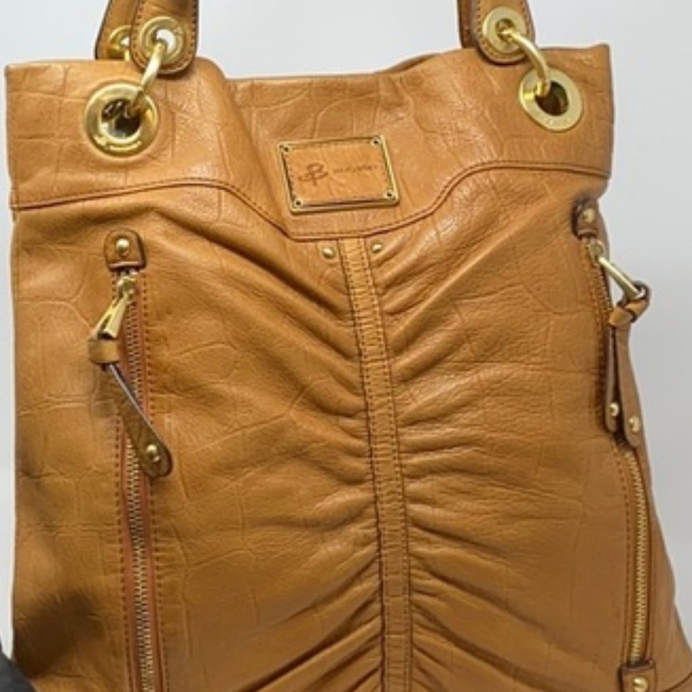B. Makowsky Leather Shoulder Bag